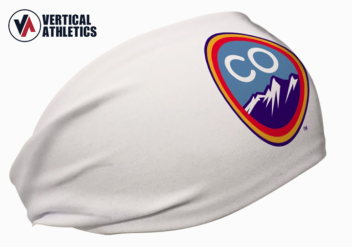 アメリカ発 【ネコポス送料無料】 バーティカルアスリート Vertical athletics ヘッドバンド  Cooling Headband Rockies  コロラド・ロッキーズ City Connect Cap Logo MLB 選手愛用 野球 クールヘッドバンド