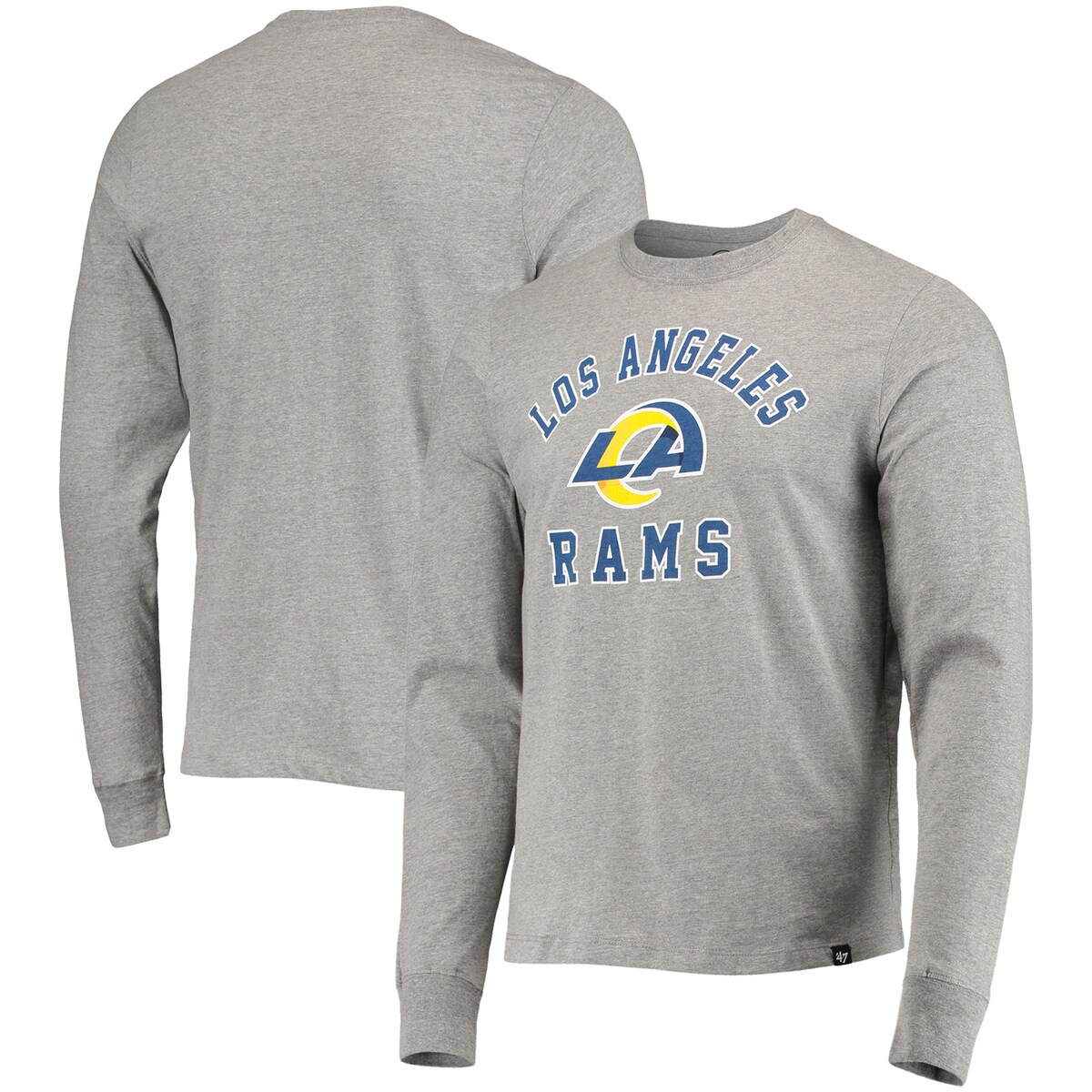 NFL ラムズ 長袖 Tシャツ 47 メンズ ヘザーグレイ (22 VARSITY ARCH SUPER RIVAL LS MN)