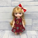 ☆MMC1458☆ミキちゃんマキちゃん用ワンピース、リボンセット