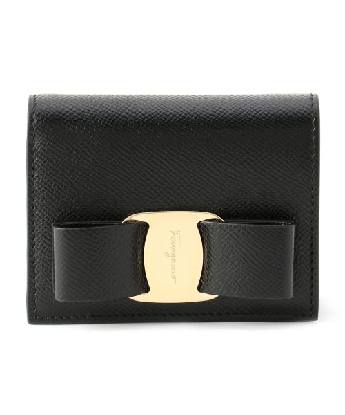 FERRAGAMO フェラガモ 2つ折り財布 22D515 725300 NERO