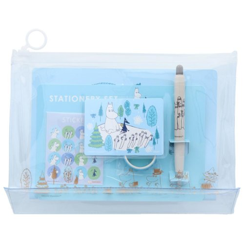ムーミン 文房具セット ステーショナリーセット なかま 新入学 北欧 サンスター文具 新学期準備文具 プレゼント キャラクター グッズ