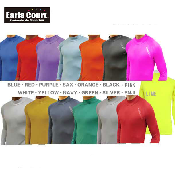 ハイネックロングインナーシャツ 長袖【Earls court】アールズコート（ec-01）